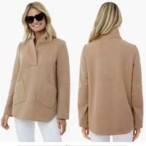 Tuckernuck Camel Emerson Popover Sweater Extra Small XS Wool Blend